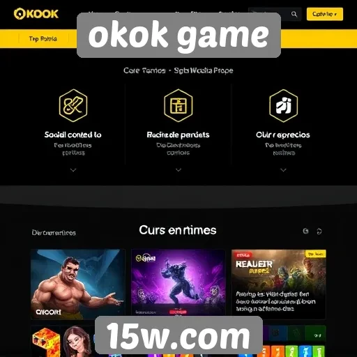 Análise das funcionalidades do site okok game